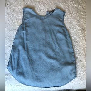 Sharagano chambray tank M